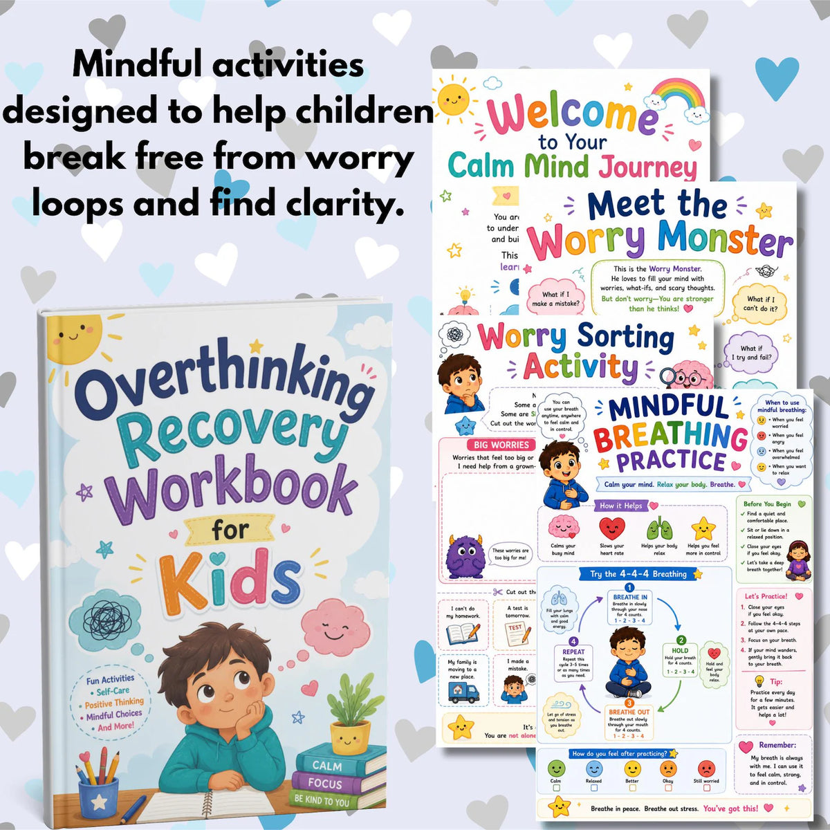 Kids Mental Health and Emotional Regulation Bundle.