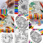 Kids Coloring Book Bundle