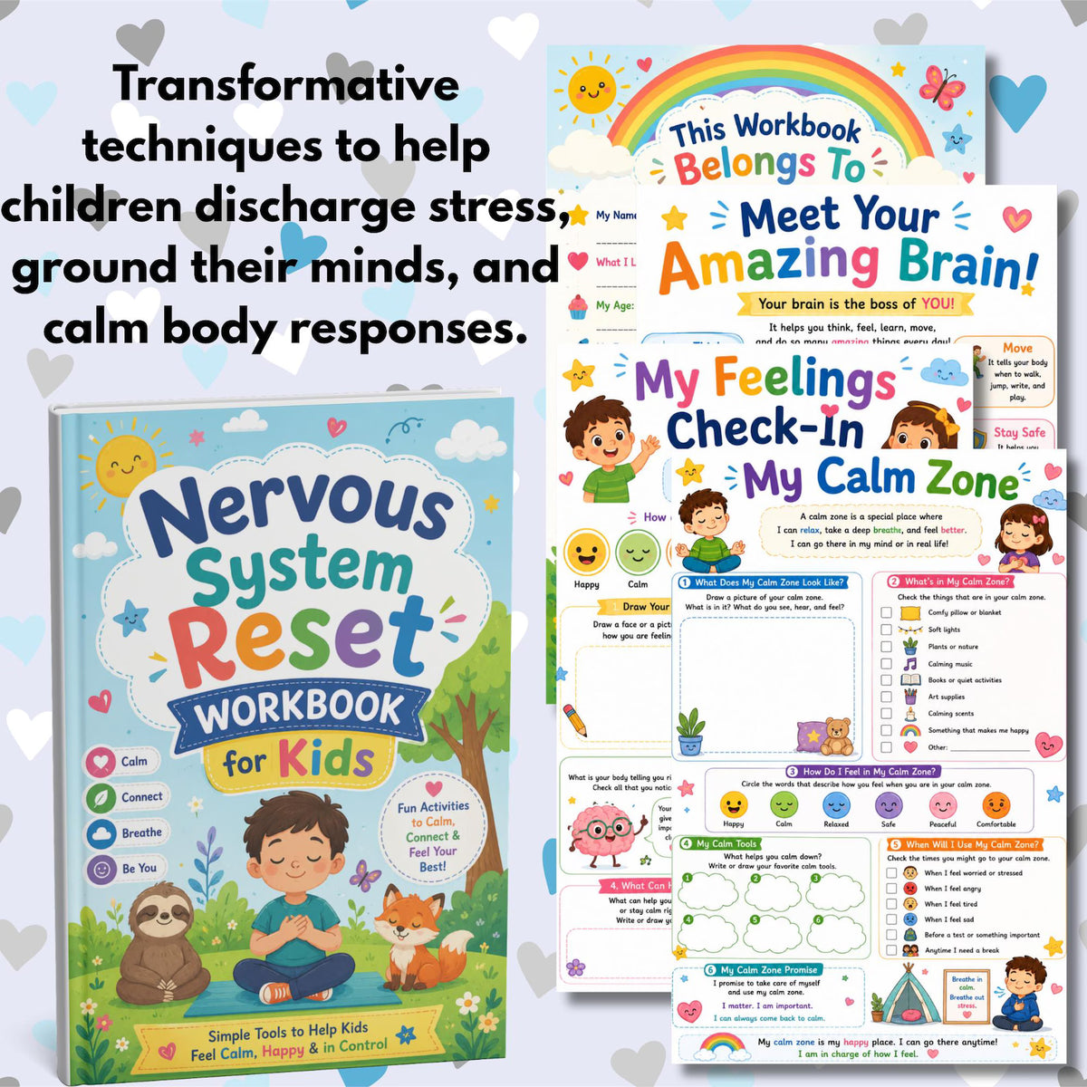 Kids Mental Health and Emotional Regulation Bundle.