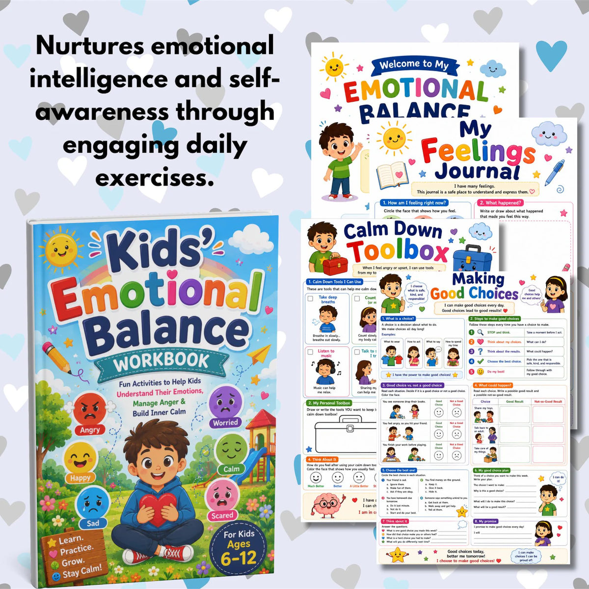 Kids Mental Health and Emotional Regulation Bundle.