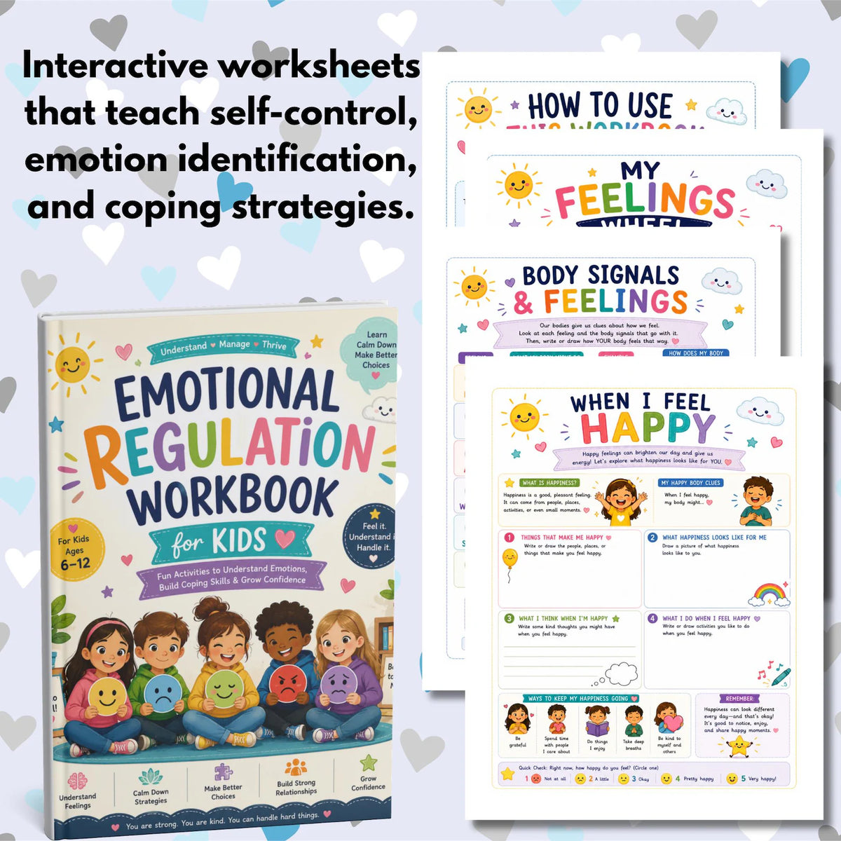 Kids Mental Health and Emotional Regulation Bundle.